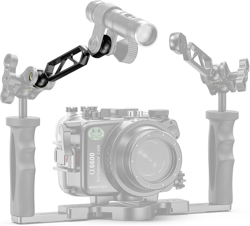 Seafrogs Ball Arm Ball to YS Mount Arm 2.0" Essential Diving Equipment Underwater Photography Gear Lighting System Aluminum Alloy Diving Equipment Accessory Lightweight Arms AM-3 - Image 3
